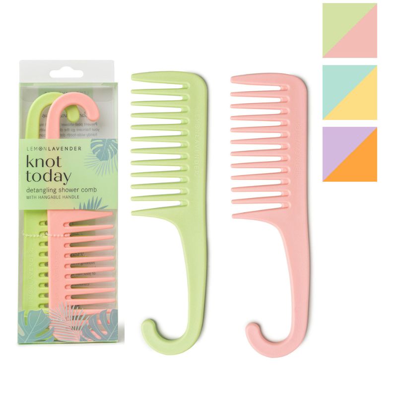 Detangling 2PK Shower Comb